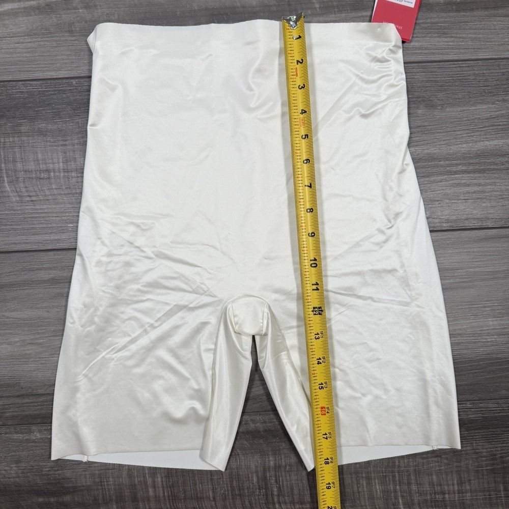 Spanx Women High-Waisted Mid-Thigh Sheers Linen Cream Size XL‎ NEW - Picture 3 of 7